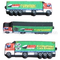 Silicone truck shaped USB flash drive