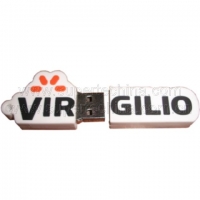 Silicone customized shaped USB flash drive